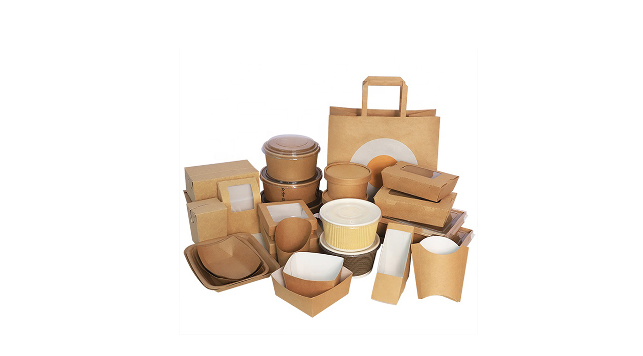 Service unique Fpacksolution — Contenants alimentaires en papier kraft